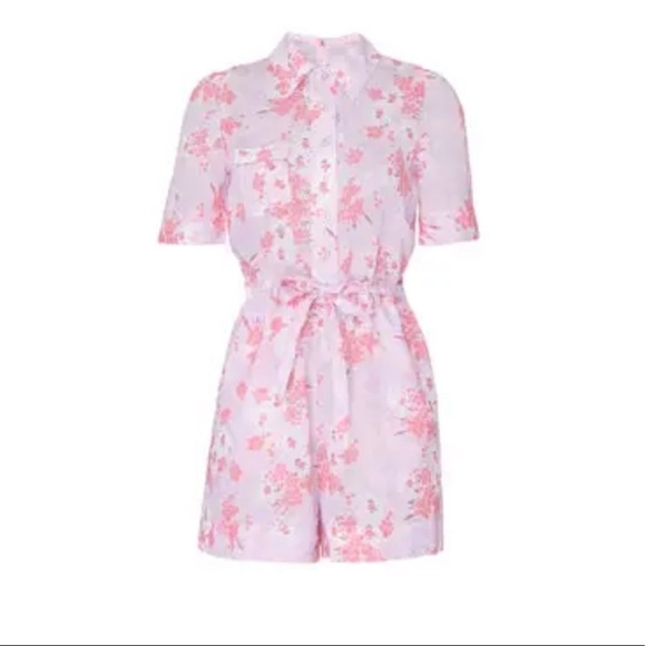 byTiMo Pink Floral Romper Size XS - Picture 11 of 11